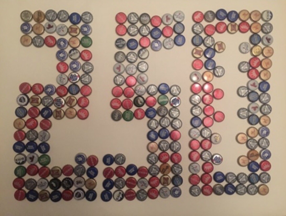 250 Mixed Beer Bottle Caps (no dents)
