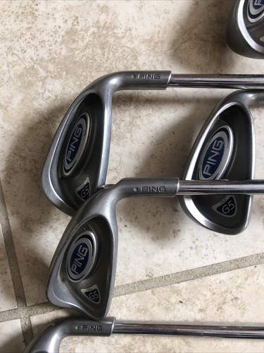 Ping G5 Green Dot 4-PW Iron Set, RH, True Temper Stiff Steel Shafts No 8 Iron - Picture 12 of 16