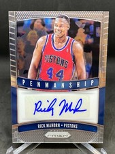RICK MAHORN 2019-20 AUTO PANINI PRIZM BASKETBALL PENMANSHIP Auto PISTONS