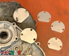 Vespa - Electric Start - Starter motor Hole Blanking Plate - PX125,  PX200disc