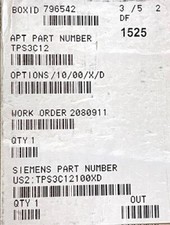 Siemens TPS3C12100XD 120V Surge Protector