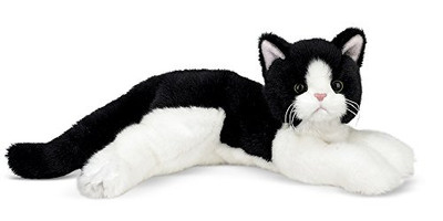 Bearington Collection Plush Stuffed Animal Black And White Tuxedo