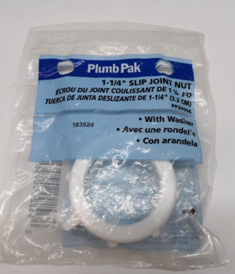 Plumb Pak PP20956 1 1/4'' Slip Joint Nut w/ Washer ( Lot of 37)