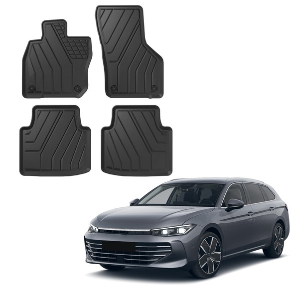 GummifußMatten Eco Friendly FüR VW Passat B9 Variant / Stufenheck Ab 2023-image