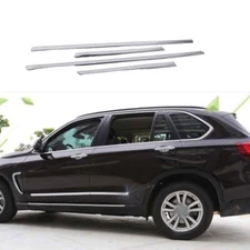 Chrome stainless Door Guard Molding Trim 4PCS For BMW X5  2014-2018