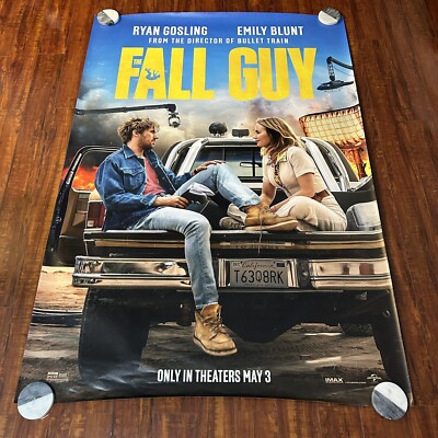 THE FALL GUY 2024  Ryan Gosling Universal Orig.D/S Bus Stop Movie Poster 48x70in