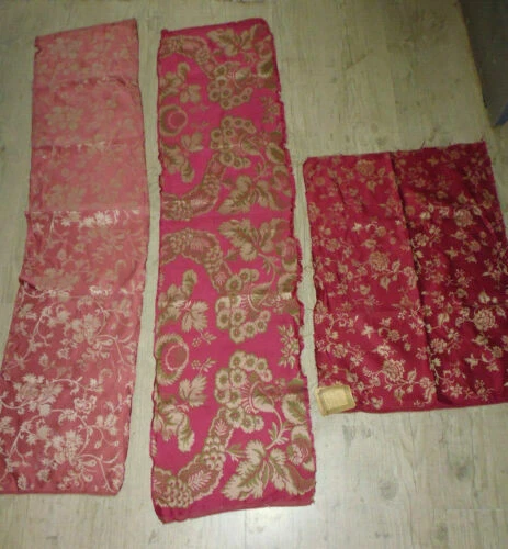 Textiles du XIXe siècle et avant roses ameublement