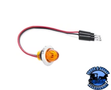 Mini Watermelon Light United Pacific 3/4" Amber/Amber Lens LED New Truck