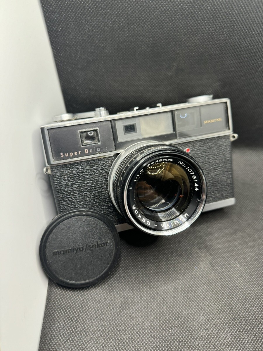 RARE Mamiya Sekor Super Deluxe 48mm f1.7 Rangefinder Camera Power