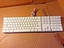 Apple Keyboard Model A1048 USB Wired QWERTY Extended Numerical Keyboard WORKS