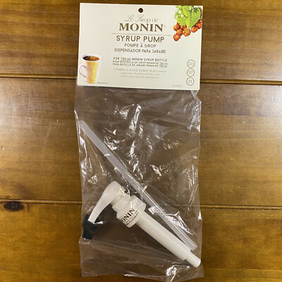 2 New Le Sirop de Monin Syrup Pump for 750ml Glass Bottle