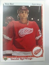 1990-91 UD Dave Barr - Red Wings #257