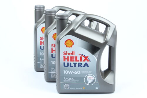 SHELL huile moteur Helix Ultra Racing 15 litres 10W60 APISN/CF ACEA A3/B3 A3/B4 Ferrari - Photo 1/2