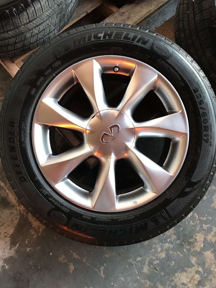 エミリヤウィズ INFINITI EX35 EX37 2008-2013 OEM RIMS WHEELS TIRES 17