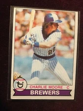 1979 Topps #408 Brewers Charlie Moore Baseball Card