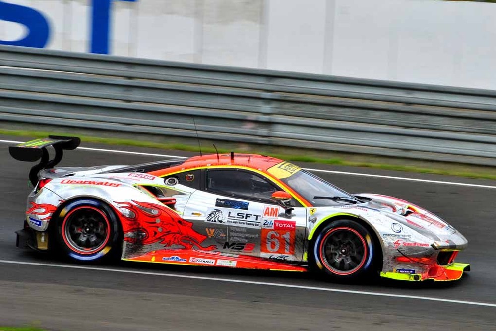 Ferrari 488 GTE No61 2018 Le Mans 24H motorsport photo print