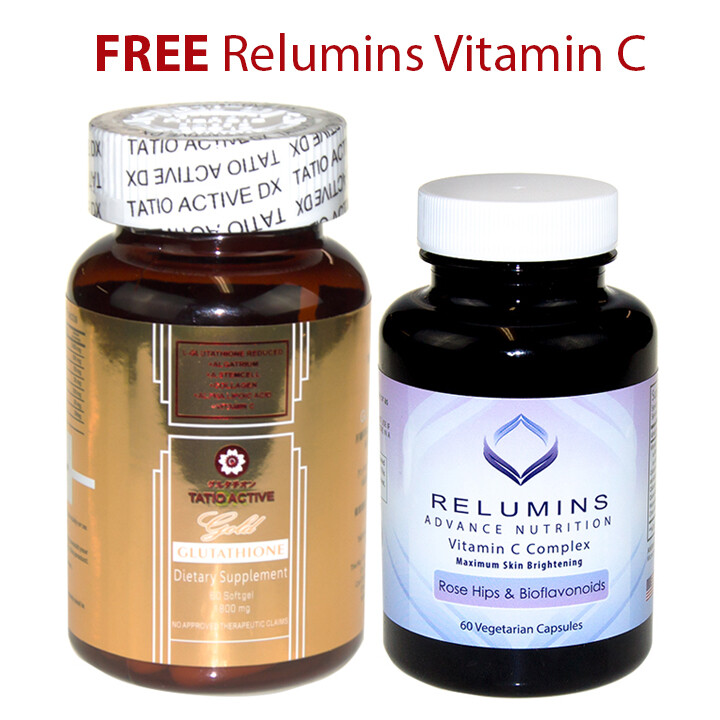 NEW Tatiomax Gold Glutathione Whitening Gel Grelly USA