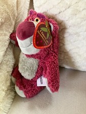 Disneyland Hong Kong Toy Story LOTSO BEAR Strawberry Scent Stuffed Plush Tag 9"
