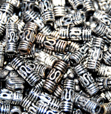 25 TINY TIBETAN SILVER SPACER BEADS 5/16" USA SELLER FAST SHIPPING 18