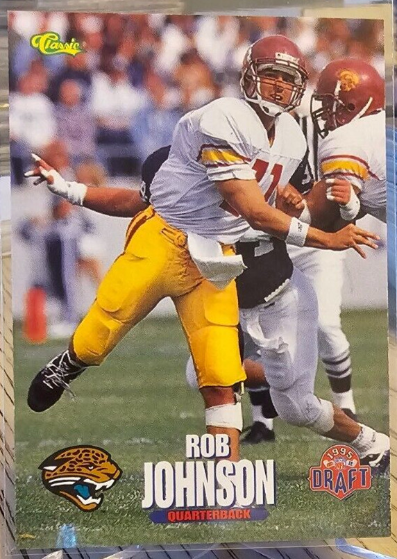 1995 Classic NFL Rookies Rob Johnson RC #97 Jaguars