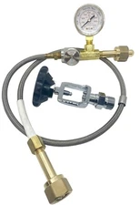 Oxygen Transfill Hose CGA540 CGA870 w/bleed valve Aviation Veterinary Medical
