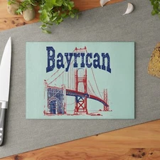 Puerto Rican Glass Cutting Board BayRican Design Puerto Rican Bay Area Heritage