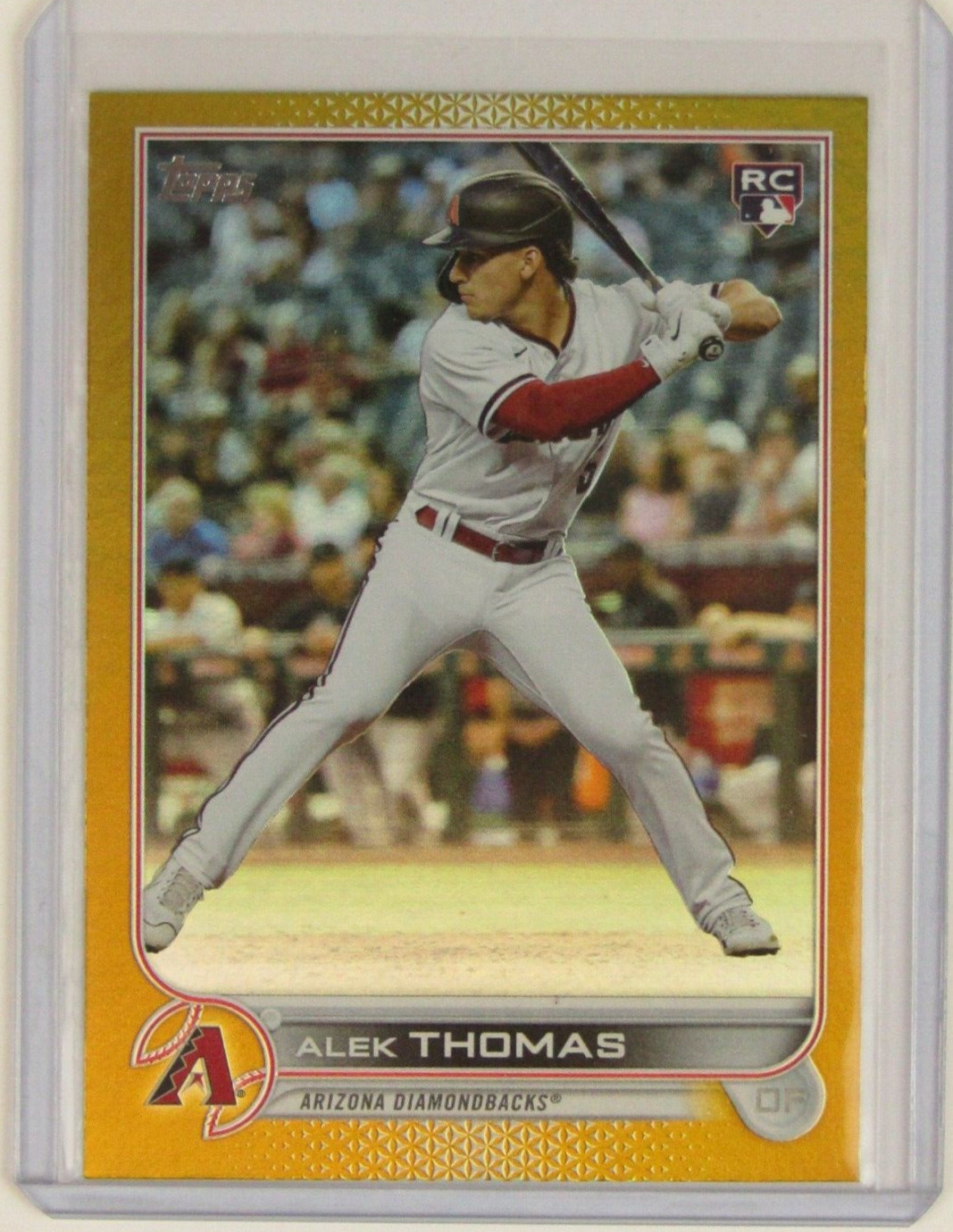2022 Topps Update Series Gold Foil #US212 Alek Thomas RC Diamondbacks MLB