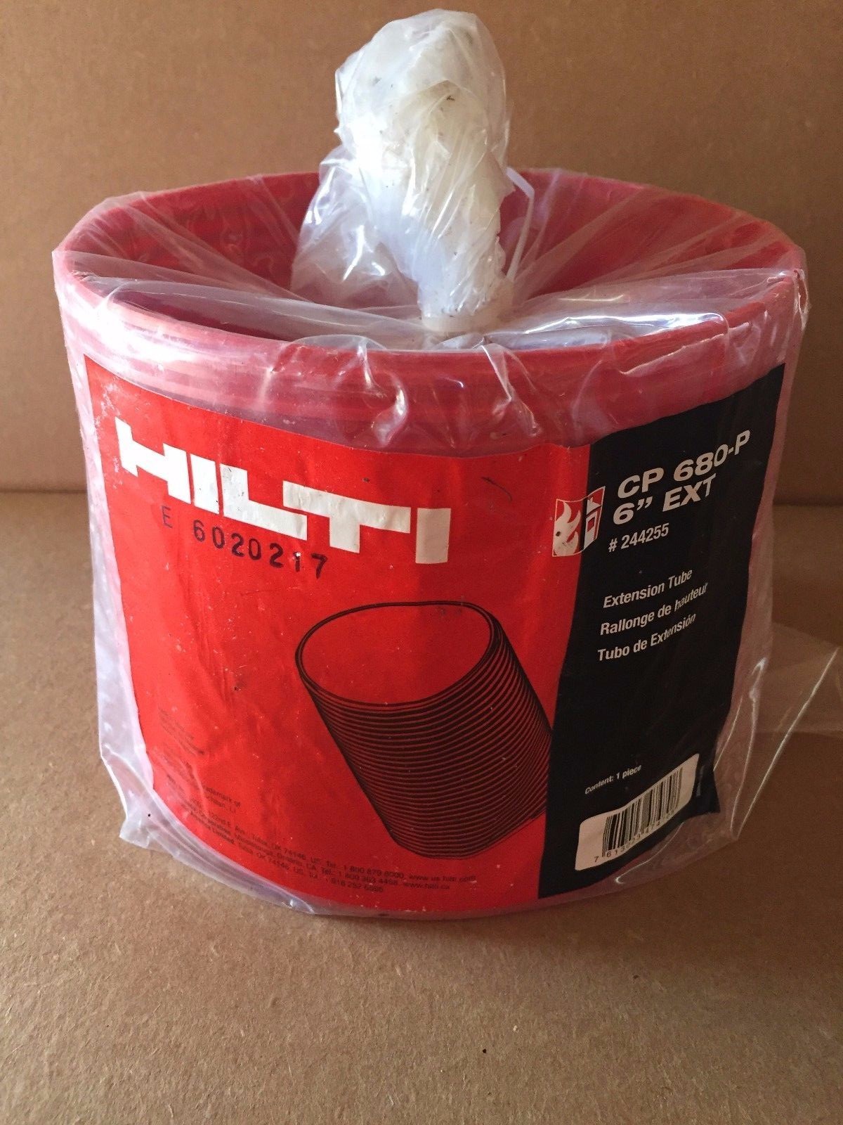 244255 HILTI CP 680P 6" Extension Tube Firestop CP680P eBay