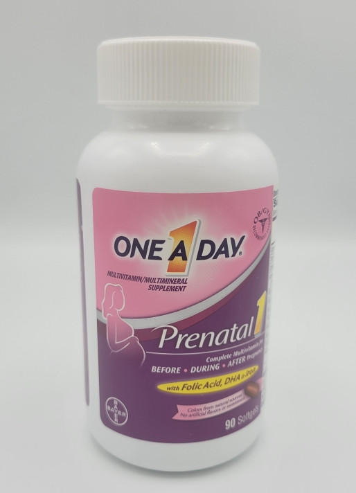 One A Day PRENATAL 1 Complete Multivitamin 90 Softgels Exp. 10/2024 สถานีตำรวจภูธรตากใบ