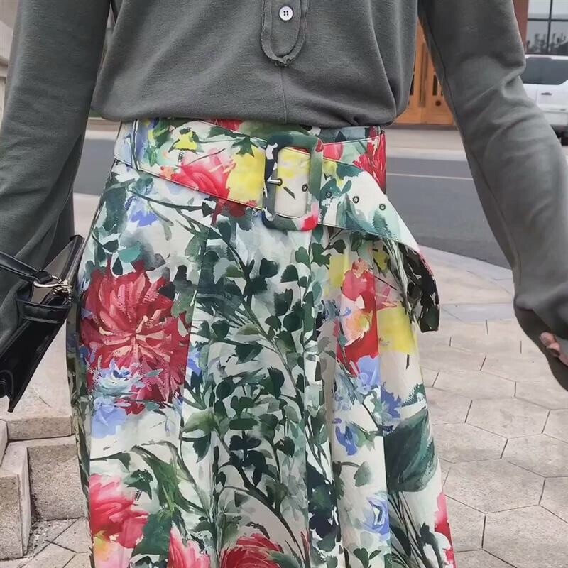 Zara SS19 Floral Print Skirt 2490/742 NWT | eBay