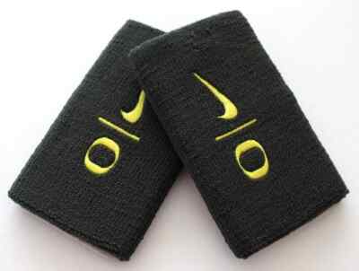 Nike Oregon Ducks Doublewide Wristbands Adult NCAA