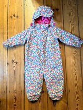 D-GENERATION Bunter  Schneeanzug Skianzug Einteiler wasserdicht Gr.98