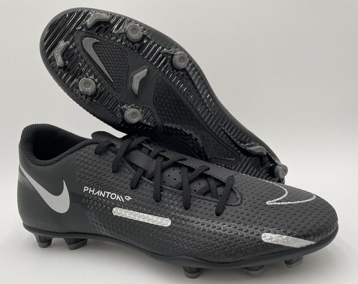 Nike Phantom GT2 Club MG Men's Soccer Cleats Black Silver