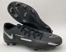 Nike Phantom GT2 Club MG Men's Soccer Cleats Black Silver DA5640-007 Sz 7.5 New