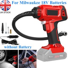 Car Air Compressor Pump Cordless Electric Air Inflator for Milwaukee 18V Battery