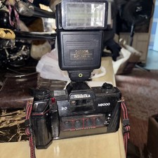 NISHIKA N8000 3-D 35mm Film Camera w/ 30mm Quadra Lens NOT TESTED