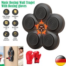 Elektronische Bluetooth Musik Boxmaschine Wandmontage Boxing mit Handschuhen DE