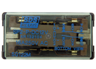 Relais De Puissance Panasonic NAiS SP2-P-DC12V - 16A 250V AC, Bobine 12V DC - Stock Ancien Neuf (NOS)