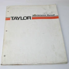 Taylor TETC 1100 Container Handler Shop Maintenance Manual