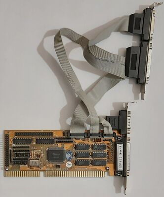 Redford TN-171 Multi-I/O IDE Floppy ISA Controller (Winbond, retro, 1993)