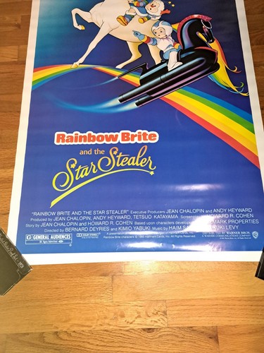 Rainbow Brite and the star stealer Original Movie Poster Movie Store Exclusive - Picture 2 of 3