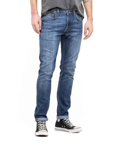 lee luke slim tapered denim jeans new mens stret