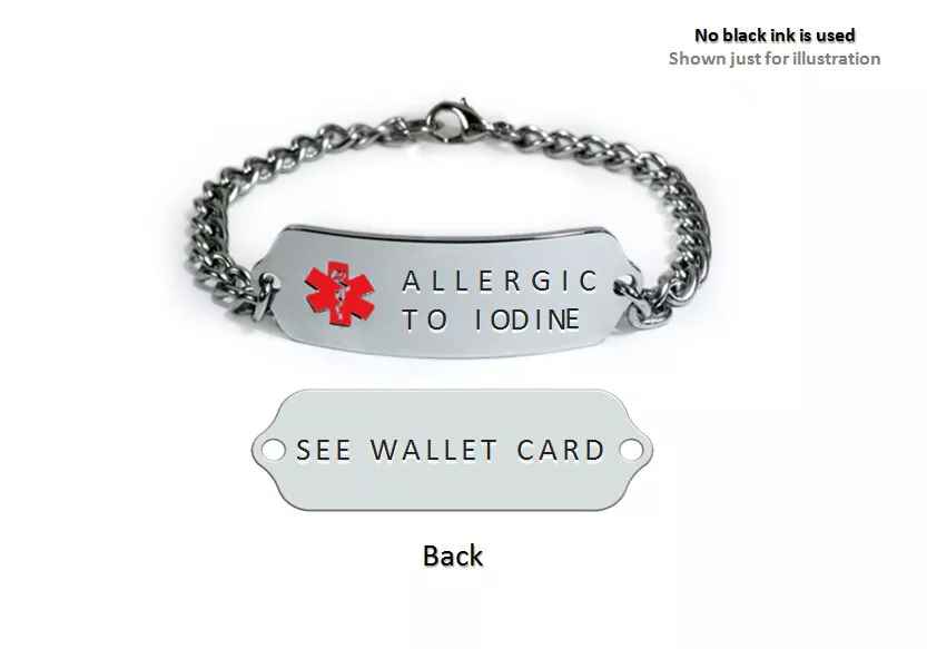 Medical alert cheap bracelets ebay