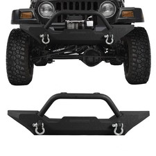 Front Bumper For 87-06 Jeep Wrangler Tj Yj W Winch Plate D-rings Rock Crawler Front Bumper For 87-06 Jeep Wrangler Tj Yj W Winch Plate D-rings Rock Crawler