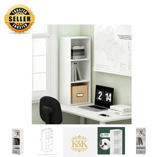 Modern 3-Tier Bookshelf - Easy Assembly Stylish Storage for Home or Office