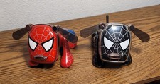 Hasbro Sega iDog Lot 2 Music Robot Spider Man Venom Y2K Speaker Works READ