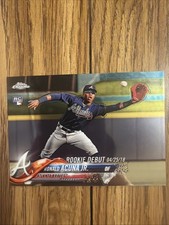 Ronald Acuna Jr 2018 Topps Update Rc Rookie Braves Rookie Debut #hmt31