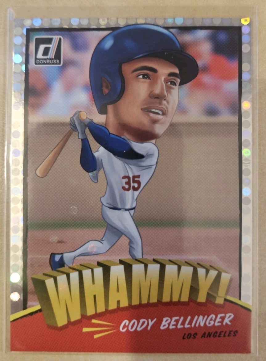 2018 PANINI DONRUSS BASEBALL CODY BELLINGER WHAMMY! CASE HIT SP NO. W5 DODGERS