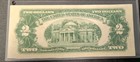 1953-B $2 Two Dollar US Red Seal Jefferson Note Bill US Currency — photo 7