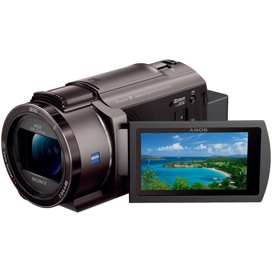 SONY　HANDYCAM　FDR-AX45A Sony FDR-AX45A 4K Handycam Camcorder 64GB 20x Zoom Brown JP Model